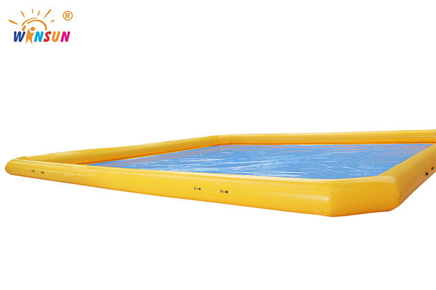 Air-sealed Inflatable Pool WSM-034 - Durable Yellow and Blue Water Pool