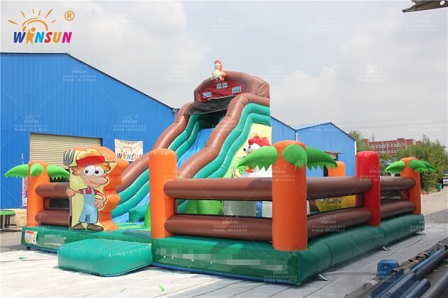 commercial farm inflatable jumping ground