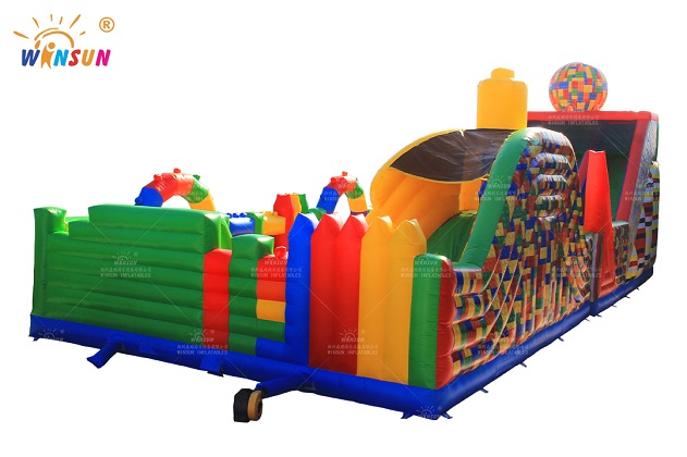 commercial inflatable lego playground for sale