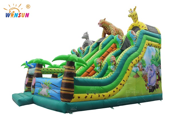jungle animal inflatable playground price