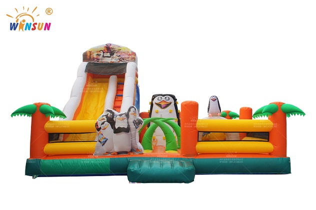 inflatable madagascar penguin island for sale