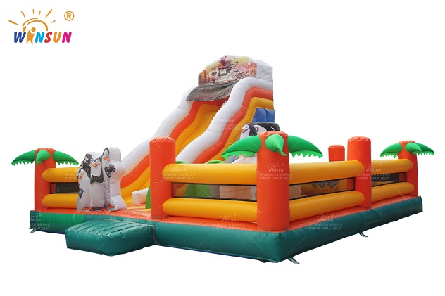 wholesale inflatable madagascar penguin island