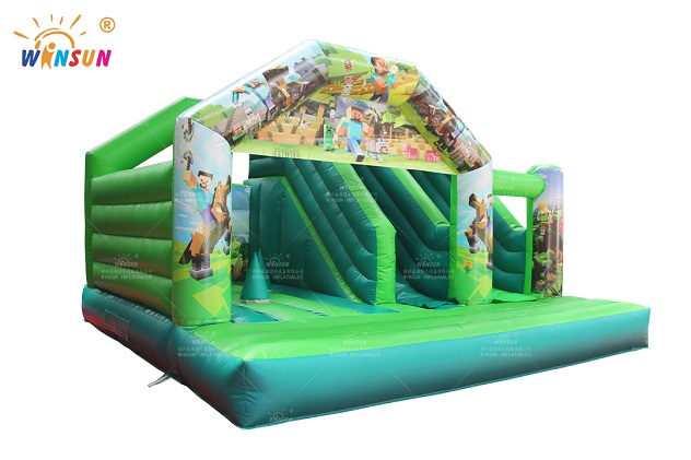 minecraft theme inflatable bounce house wsc 418 3