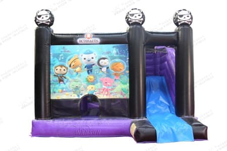 WSC-353 Octonauts Inflatable Moonwalk With Slide