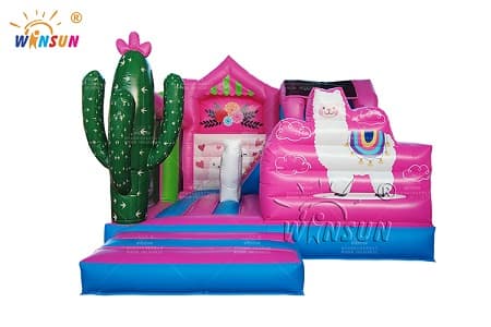 WSC-445 Custom Inflatable Combo Alpaca Theme
