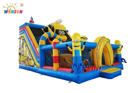 WSL-137 Custom Inflatable Playground Minons Car Theme