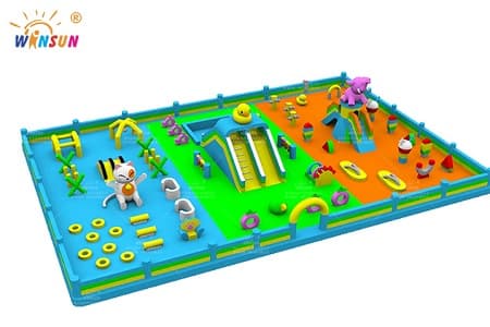 WSA-018 Custom Inflatable Theme Park for Kids