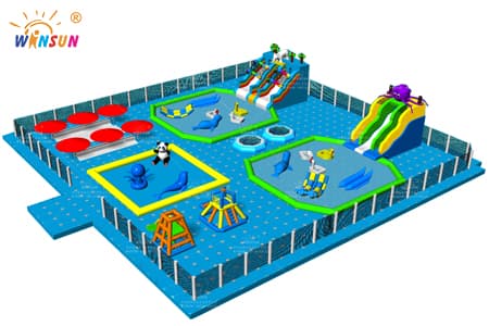 WSR-026 Custom Water Park Project on Floating Blocks