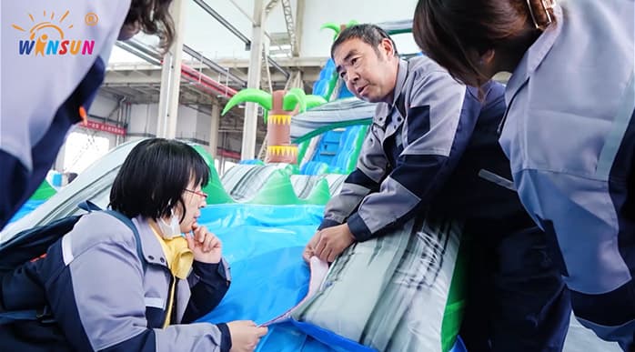 Inflatable manufacturer team training for custom inflatables – Winson factory